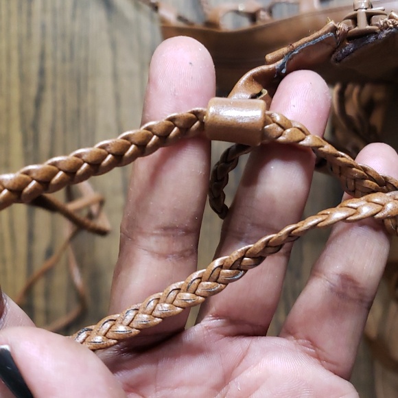 Call It Spring Tall Tan Gladiator Sandals with Gold Accent Heel - Picture 12 of 15